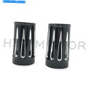 クロームパーツ モーターディープカットブラックフォークブーツセットスライド牛の鐘はハーレーロードグライド Motor Deep Cutting Black Fork Boot Set Slide Cow Bells For Harley Road Glide