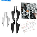 N[p[c Harley Touring King 95-20 Flhtf̂߂̊OR̕Ό Exterior Mount Wind Deflectors for Harley Touring King 95-20 FLHT Models