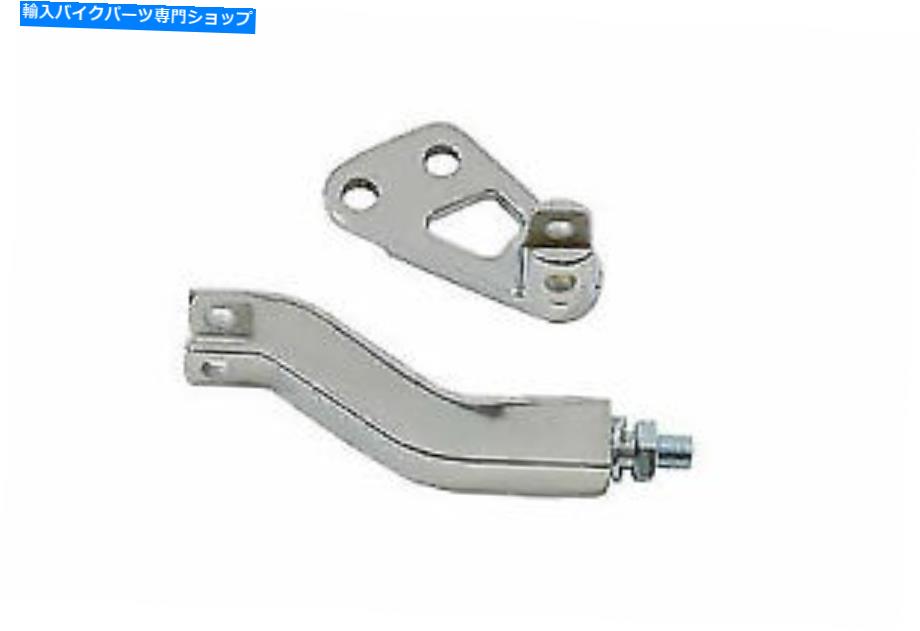 クロームパーツ v-twinによるハーレーダビッドソン用旅客足のマウントキット Passenger Footpeg Mount Kit for Harley Davidson by V-Twin
