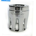 クロームパーツ Rinehart Chrome 4 In。マージスタイル機械加工エンドキャップ - 900-0127 Rinehart Chrome 4 in....