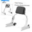 ѡ Ҥؤ⤿Sissy Bar W /ϡ졼եȥॹFXST 06-17 Passenger Backrest Sissy Bar w/Pad For Harley Softail Custom Standard FXST 06-17