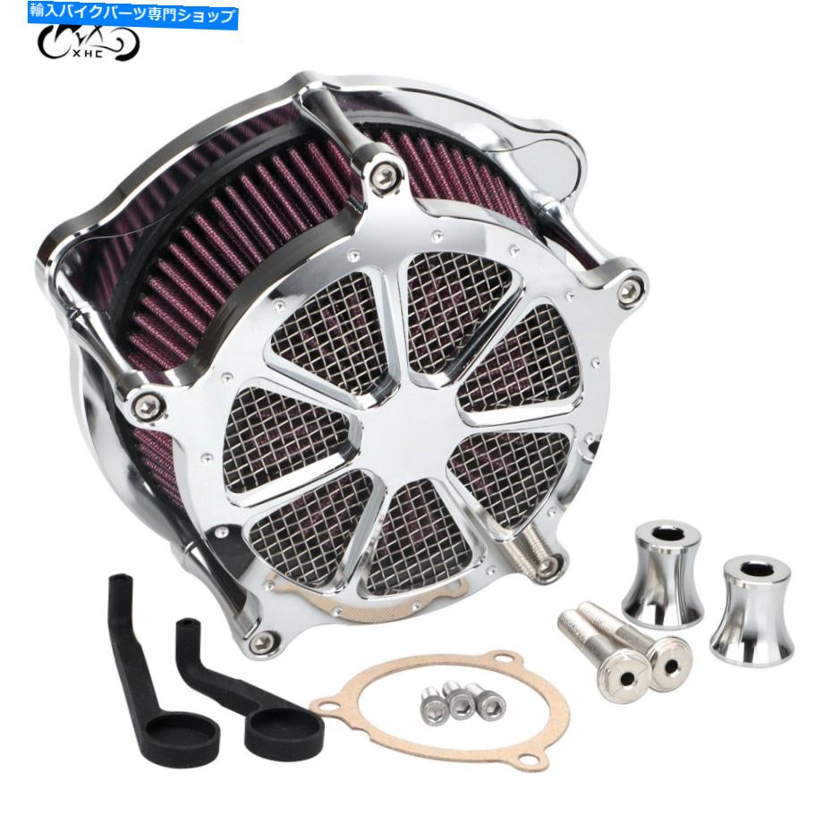 ѡ Harley Touring Electra Road Glide Flhx 17upΤΥ२꡼ʡ۵ե륿 Chrome Air Cleaner Intake Filter For Harley Touring Electra Road Glide FLHX 17up