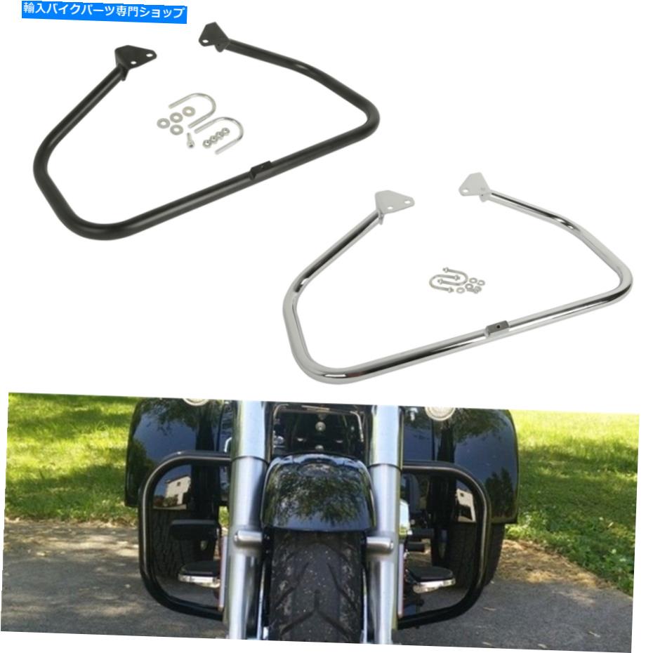 クロームパーツ Harley Dyna 15-17 FXDL 14-17用トコロー＆ブラスコマンダンツェイビクラスショー - オリジナルのタイトルを表示する Harley Dyna 15-17 FXDL 14-17用 クローム ＆ ブラックエンジンガード ハイウェイクラッシュバー- show original title