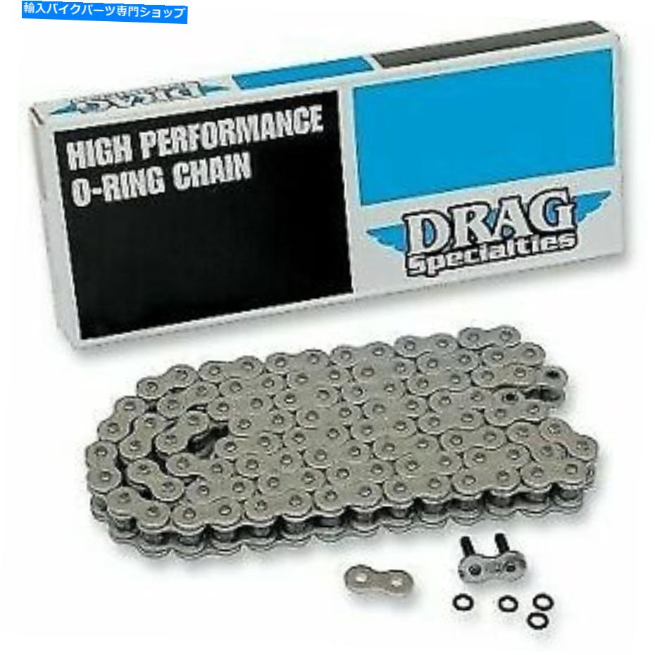 ѡ Drag Specialties Chrome 530꡼O󥰥530 x 1121222-0265 Drag Specialties Chrome 530 Series O-Ring Chain 530 X 112 Links 1222-0265