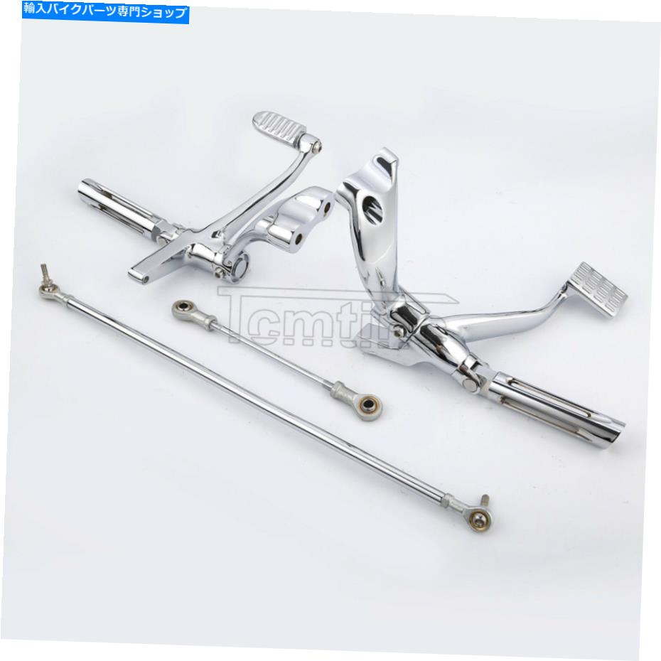 クロームパーツ Harley Sportster XL1200NのNightster XL883Lのための先方コントロールPEGリンケージ Forward Controls Pegs Linkage For Harley Sportster XL1200N Nightster XL883L Low