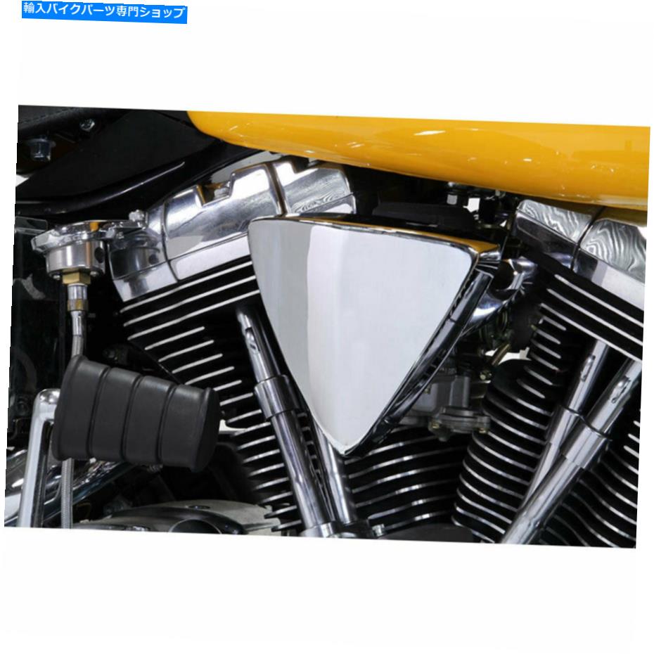 クロームパーツ Harley Suftail Dyna FL FX用V-Twin Chromeビレットダイヤモンドエアクリーナーキット V-Twin Chrome Billet Diamond Air Cleaner Kit for Harley Softail Dyna FL FX