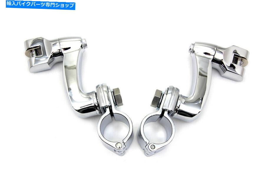 クロームパーツ ノートメントメインコットコントラクトクローム - オリジナルのタイトルを表示する ハーレーダビッドソン用ハイウェイバーフットペグマウントセットクローム- show original title