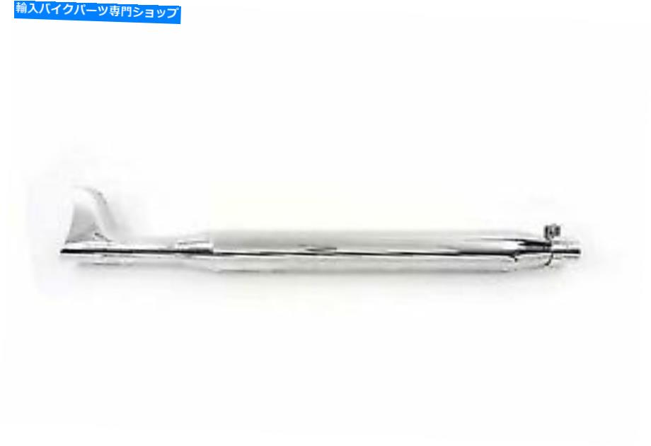 クロームパーツ V-Twinによるハーレーダビッドソンのためのクロムフィッシュテールマフラー36 Chrome Fishtail Muffler 36 for Harley Davidson by V-Twin