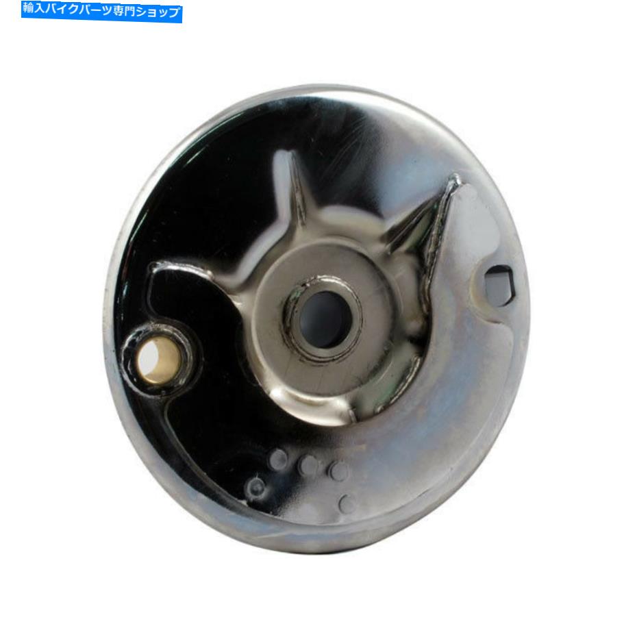 クロームパーツ ドラムブレーキ後部、クロム、ハーリーダビッドソン37-57 Bremsgrundplatte For Drum Brake Rear, Chrome, for Harley Davidson 37-57