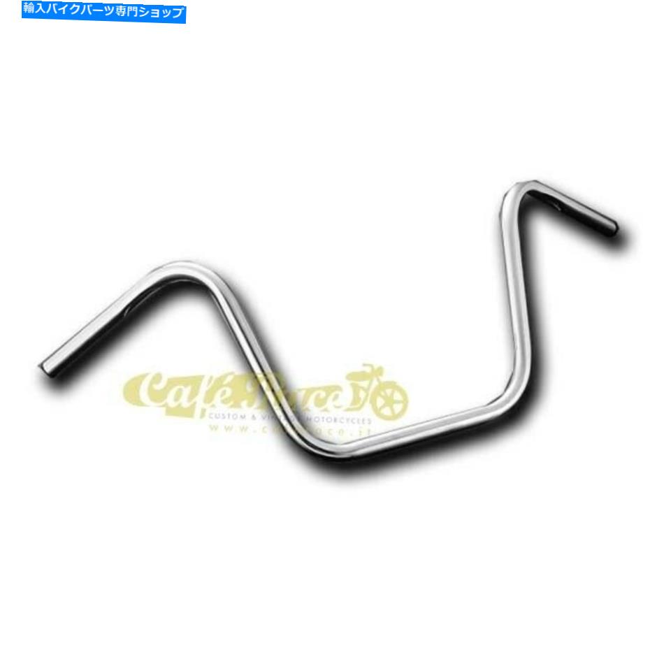 クロームパーツ カスタムバイクのためのハンドルバーストリートミディアムユニバーサルクロームメッキメンズ22mm Handlebar Street Medium ...