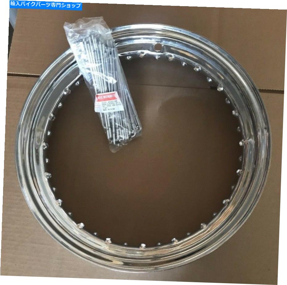クロームパーツ レプリカハーレーナックルヘッドパンヘッドクロームリム16 