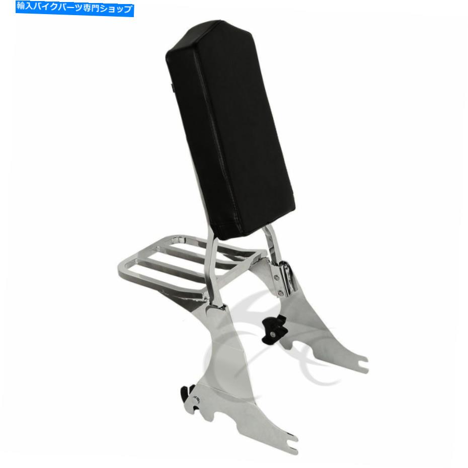 クロームパーツ クロムバックレストSissy BarザラックラッキハーリースポーツスターXL 1200 04-21用品 - オリジナルのタイトルを表示 Chrome Backrest Sissy Bar 荷物ラック Harley Sportster XL 1200 04-21用- show original title
