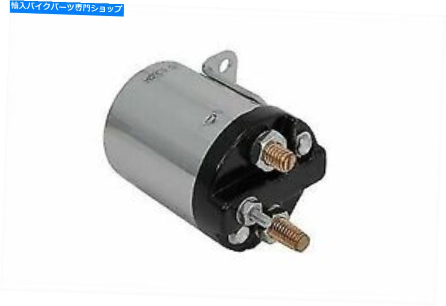 クロームパーツ V-Twinによるハーレーダビッドソンのためのアクセルクロムスターターソレノイド Accel Chrome Starter Solenoid for Harley Davidson by V-Twin