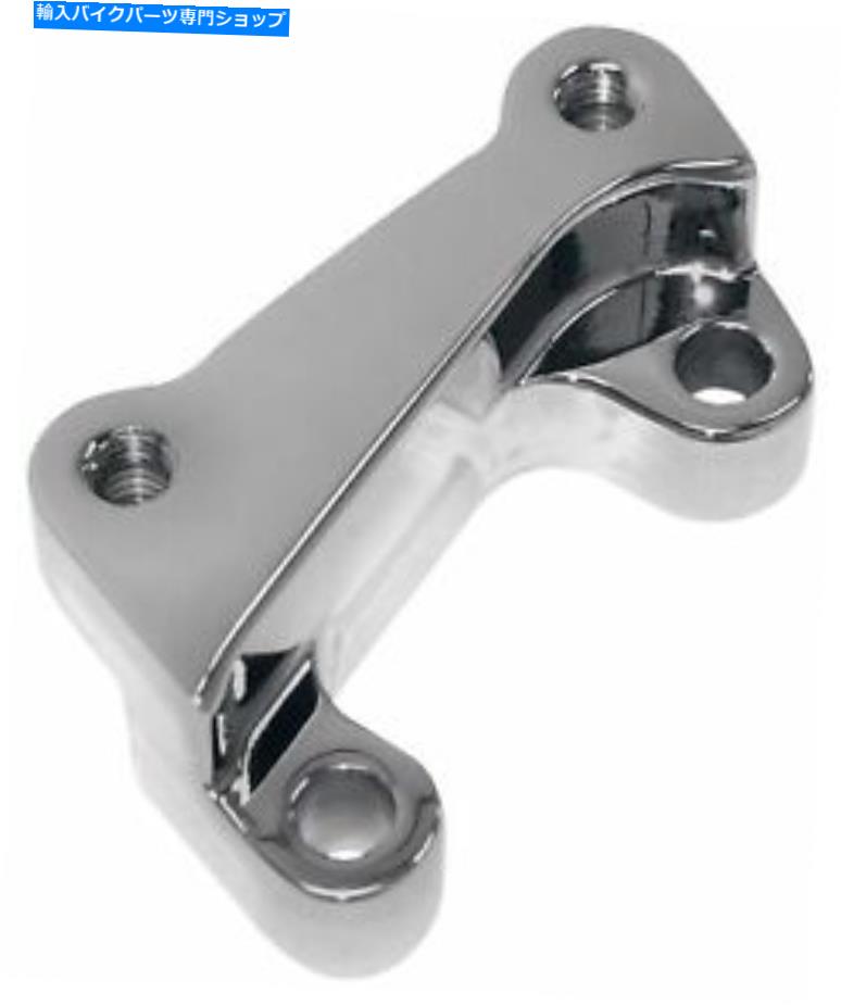 クロームパーツ RCコンポーネント左前在庫キャリパークロムアダプタブラケットキット（HD12362C） RC Components Left Front Stock Caliper Chrome Adapter Bracket Kit (HD12362C)