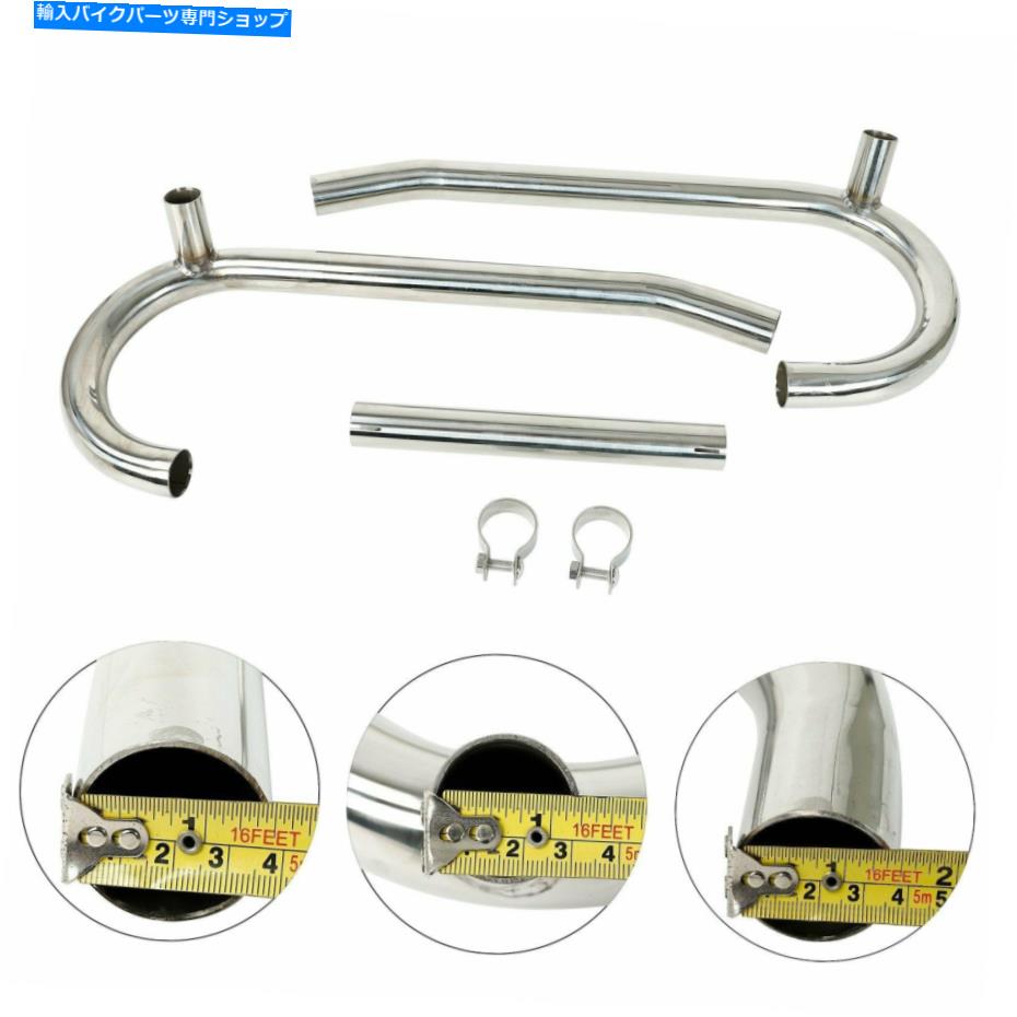 ѡ BMW R100 R90 R80 R75Υƥ쥹ݤΤ38mmӵإåإåɥѥ 38mm Exhaust Header Head Pipes For BMW R100 R90 R80 R75 Stainless Steel Polished