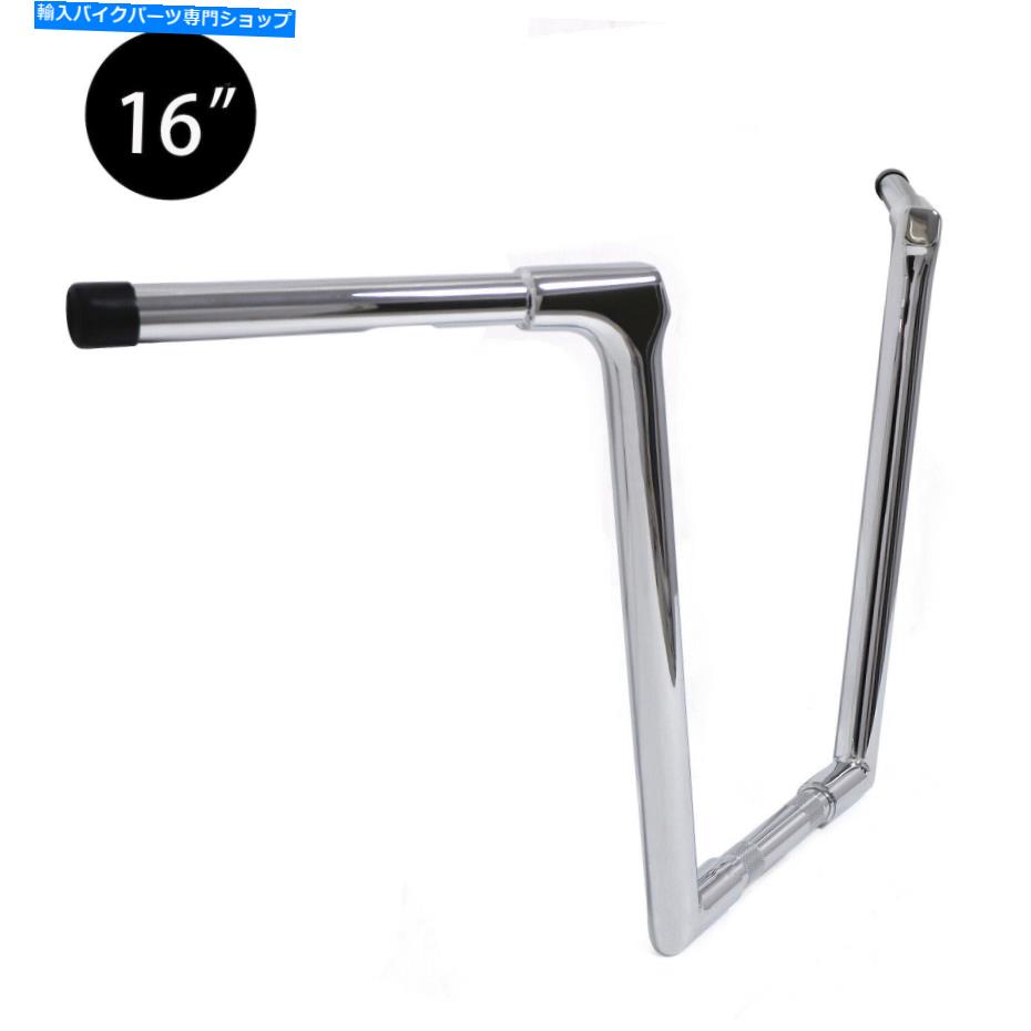 クロームパーツ Chrome 16''rise Apeハンガー融合バーハンドルバー18-後のソフト95UPロードキング Chrome 16''Rise Ape Hanger Fused Bar Handlebar 18-later Softail 95up Road King