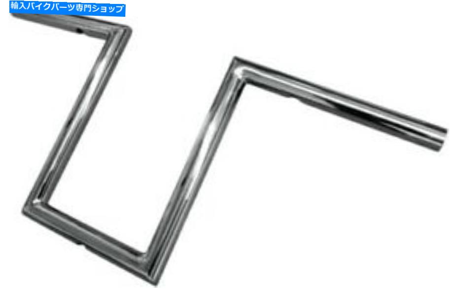 クロームパーツ La Choppers 1in Chrome 10in狭Zバーハンドルバーバーハーレイ LA Choppers 1in Chrome 10in Narrow Z Bars Handlebars Harley