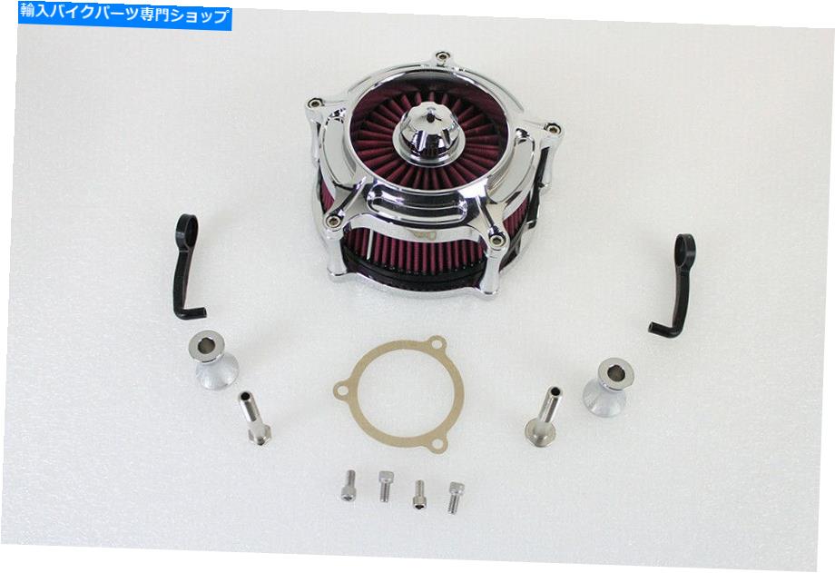 クロームパーツ 露出したフィルターエアクリーナキットクロム Exposed Filter Air Cleaner Kit Chrome