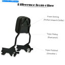 クロームパーツ ハーリーローライダースポーツグライド18+のためのホールドファースト旅客の背もたれのSissy Bar Pad Holdfast Passenger Backrest Sissy Bar Pad For Harley Low Rider Sport Glide 18+