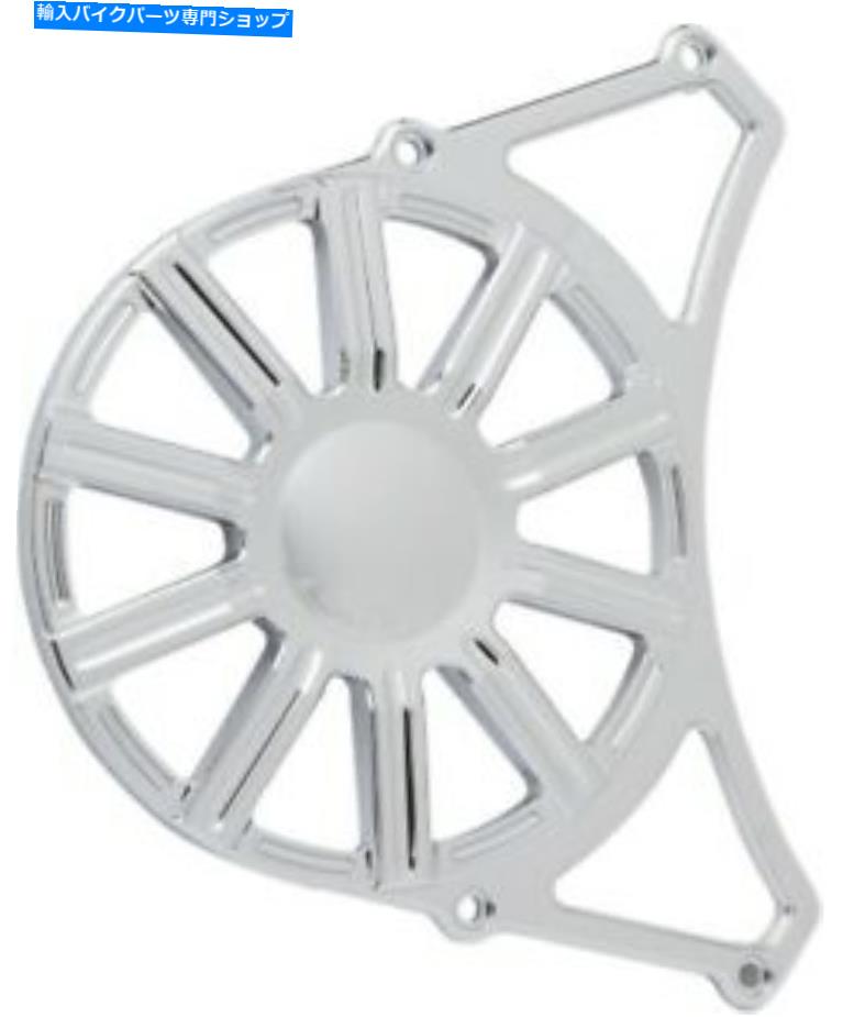 クロームパーツ Arlen Ness 10ゲージクロームフロントドライブプーリーカバーP-1165 1201-0850 Arlen Ness 10-Gauge Chrome Front Drive Pulley Cover P-1165 1201-0850