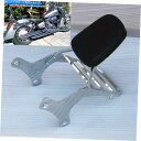 クロームパーツ ホンダシャドウエースVT400 VT750 97-03のための旅客背もたれのSissy Barの荷物のラック Passenger Backrest Sissy Bar Luggage Rack For Honda Shadow ACE VT400 VT750 97-03