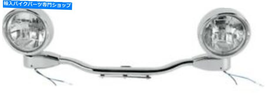 クロームパーツ Suzuki Boulevard C50 / Volusia 800用クロム楕円ハロゲンライトバーキットを表示 Show Chrome Elliptical Halogen Lightbar Kit for Suzuki Boulevard C50/Volusia 800