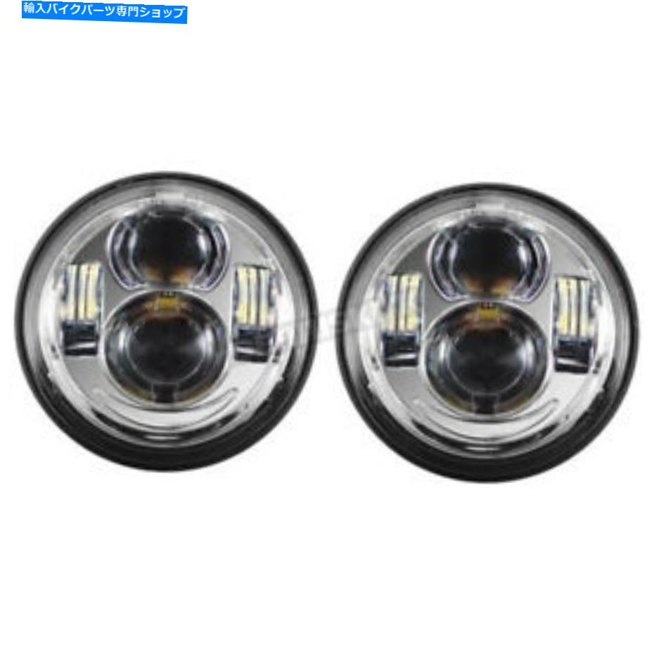 ѡ HOGWORKZ CHROME 4.65 INLEDإåɥ饤 - HW195207 HogWorkz Chrome 4.65 in. LED Headlight - HW195207