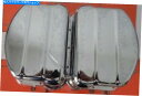 クロームパーツ ハーレーパンヘッドクロームバルブは滑らかな48-65アフターマーケットペアをカバーする Harley Panhead Chrome Valve Covers Smooth 48-65 Aftermarket Pair New