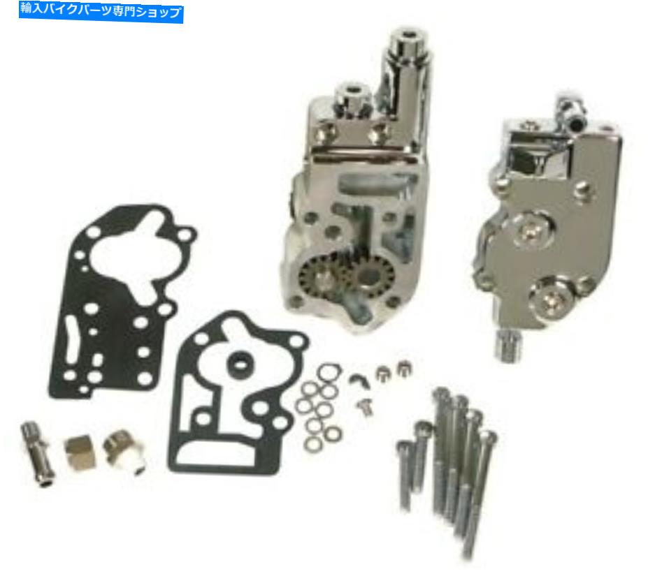 クロームパーツ USA 67088 V因子クロームオイルポンプハーリーエボリューション92-99 OE 26053-92 Mid USA 67088 V-Factor Chrome Oil Pump Harley Evolution 92-99 OE 26053-92