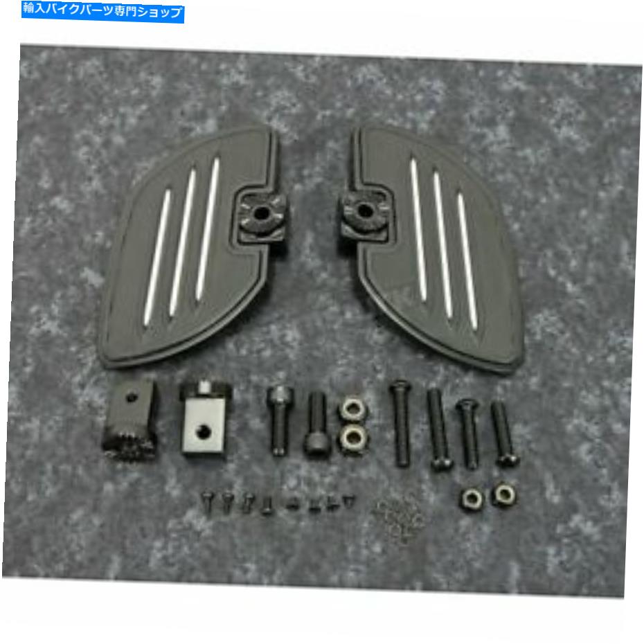 クロームパーツ Chrome Accessories Black Commanderドライバーの床板 - 21-359BKを表示 Show Chrome Accessories Black Commander Driver Floorboards - 21-359BK