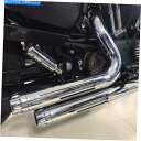 クロームパーツ パンダンスーパーズスタッフスタッフスターXL 1200 883 2004-2013用プアルデイワーゼロプラー - オリジナルのタイトルを表示する ハーレーダビッドソンスポーツスター XL 1200 883 2004-2013 用デュアルパイプマフラー排気- show original title