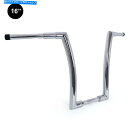 クロームパーツ 16 "クローサイダイダットパンダーボーデー1.5"エンペルペーパー18カール12-16 F用 - オリジナルのタイトルを表示 16" クローム エイプ ファット ハンガーバー 1.5" ハンドルバー ハーレー 18以降 ソフテール 12-16 F 用- show original title
