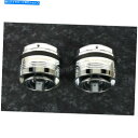 クロームパーツ Rinehart Chrome 4.5 In。MotoPro 45標準エンドキャップ - 900-0151 Rinehart Chrome 4....