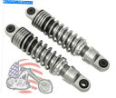 クロームパーツ Chrome 13 "リアコイルショックに乗る調節可能なハーレーダイナTスポーツFXD 1991-2017 Chrome 13" Rear Coil Shocks Ride Adjustable Harley Dyna T Sport FXD 1991-2017