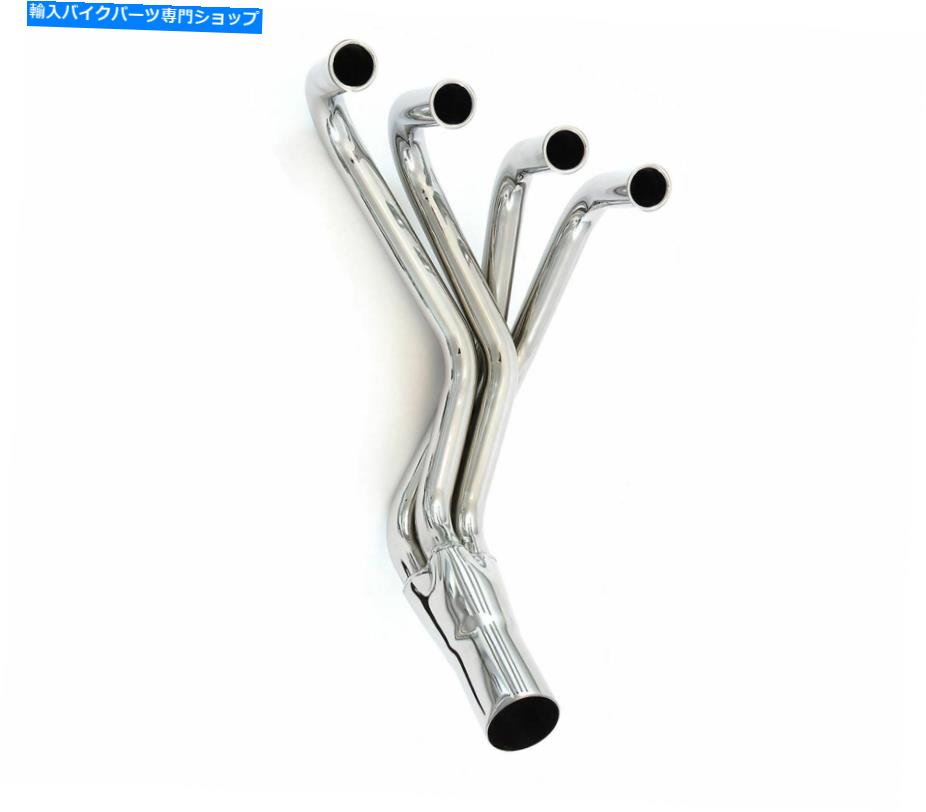 クロームパーツ Mac 4into1 Chromeヘッダー - ホンダCB350F 1972-1974 MAC 4into1 Chrome Headers - Honda CB350F 1972-1974