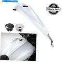 クロームパーツ 粉砕アイスパールロープロファイルタンクダッシュコンソールのハーレーツーリング2008-2020 Crushed Ice Pearl Low-Profile Tank Dash Console for Harley Touring 2008-2020