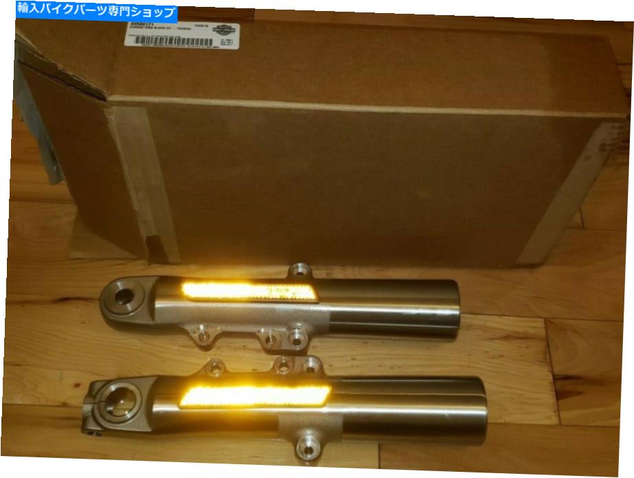 クロームパーツ ハーレーダビッドソンツーリングクロームローリーフォークレッグg5h3-00-r g5h3-00-L昭和 Harley Davidson Touring Chrome Lower Fork Legs G5H3-00-R G5H3-00-L Showa