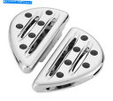 クロームパーツ Arlen Ness 06-866ディープカットの乗客の床板 - クロム Arlen Ness 06-866 Deep Cut Passenge...