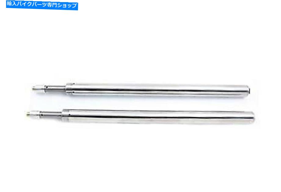 クロームパーツ 49mmフォークチューブアセンブリChromeはハーレー - ダビッドソンをフィットします 49mm Fork Tube Assembly Chrome fits Harley-Davidson