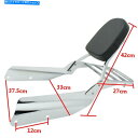 クロームパーツ Honda VTX1300 VTX1800モデルのための荷物ラックとクロムシシーバー背もたれ Chrome Sissy Bar Backrest with Luggage Rack for Honda VTX1300 VTX1800 Models