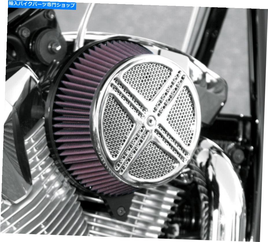 クロームパーツ BARON XXXビッグエアフィルターインテークキットクロームヤマハストライカー/ボルト（BA-2313-00） Baron XXX Big Air Filter Intake Kit Chrome Yamaha Stryker/Bolt (BA-2313-00)