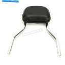 クロームパーツ コブラクローム14インチラウンドの取り外し可能背もたれキット - 602-2009 Cobra Chrome 14 in. Round Detachable Backrest Kit - 602-2009