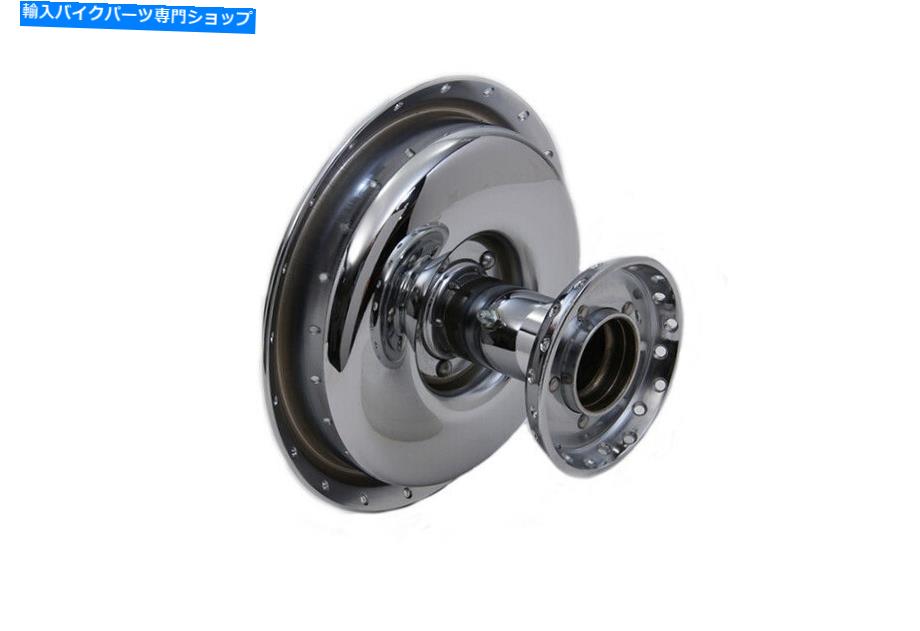クロームパーツ フロントホイールハブとブレーキドラムクロームフィットハーレーダビッドソン Front Wheel Hub and Brake Drum Chrome fits Harley-Davidson