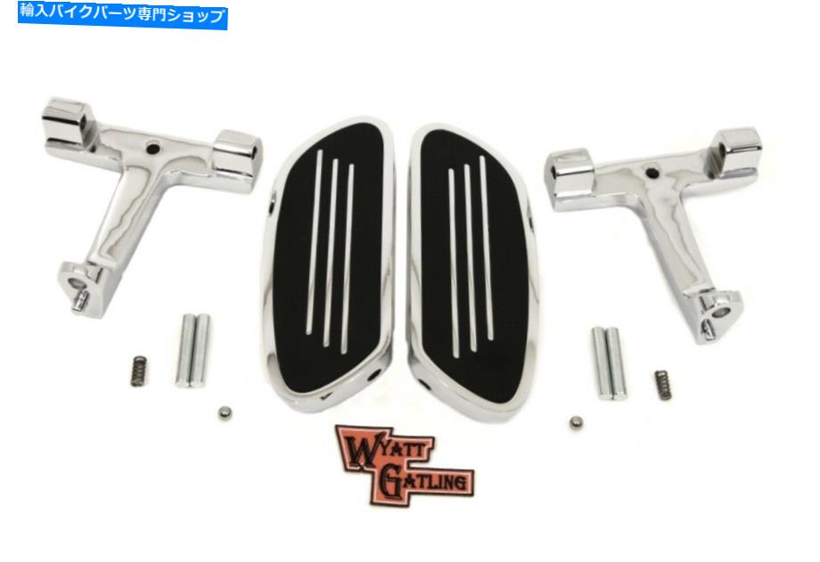 クロームパーツ Chrome Pussengerの床板は Streamliner Style 50378-07Bハーレーフフレット93-08 Chrome Passenger Floorboards Mounts Streamliner Style 50378-07B Harley FLT 93-08