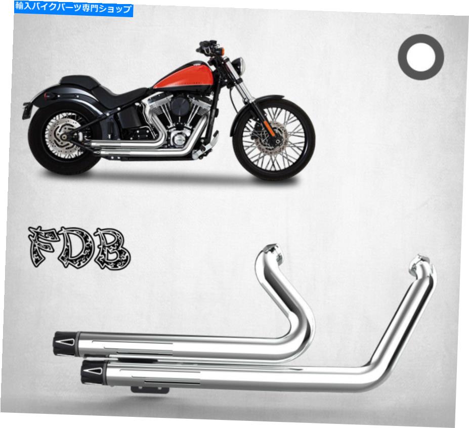 クロームパーツ Harley 2006-17 Softail Fatboy低FLSTN C S S Chrome Easuest Moving Star Fit For Harley 2006-17 SOFTAIL FatBoy LOW FLSTN C SE Chrome Exhaust Moving Star