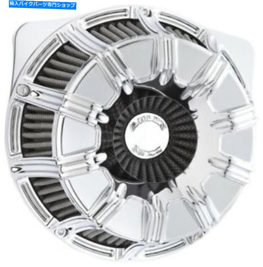 クロームパーツ V-Twin Chrome 10-Gauge用のArlen Ness 18-942逆シリーズエアクリーナキット Arlen Ness 18-942 Inverted Series Air Cleaner Kits for V-Twin Chrome 10-Gauge