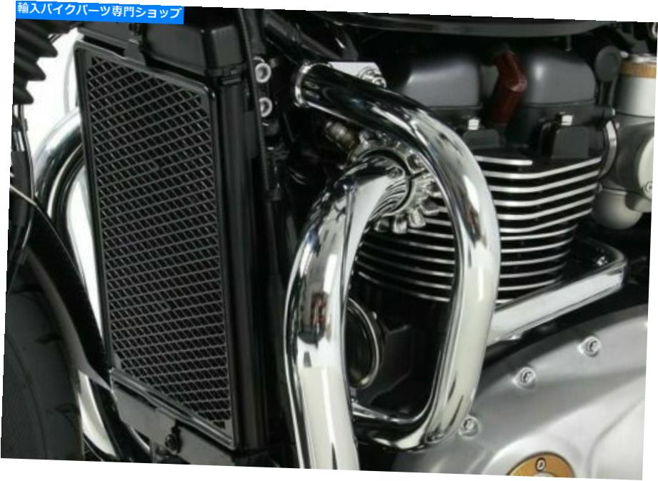 クロームパーツ Triumph Street Twinエンジンガード - HepcoとBeckerによるクロム（2016-18） Triumph Street Twin Engine Guard - Chrome BY HEPCO AND BECKER (2016-18)