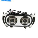 クロームパーツ Harley Touring Road Glide 15-19のためのChrome LEDのヘッドライト+サイドマーカーライトフィット Chrome LED Headlight + Side Marker Light Fit For Harley Touring Road Glide 15-19