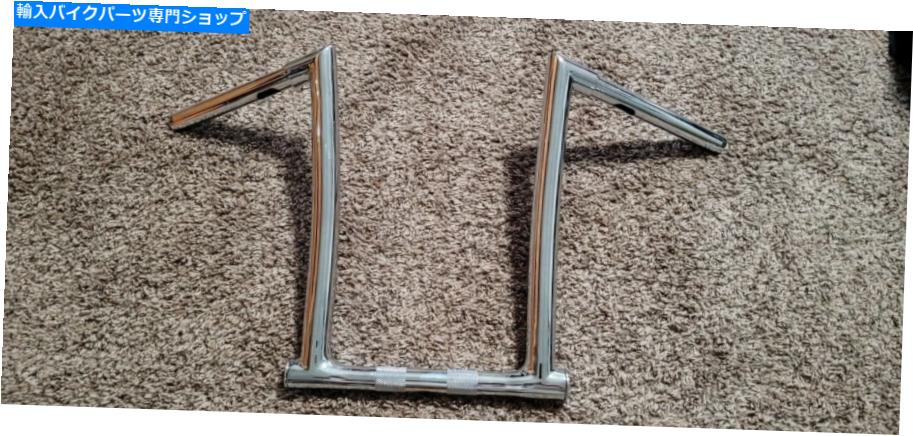 クロームパーツ ハーレー - ダビッドソンクローム脂肪の隠されたハンドルバー Harley-Davidson Chrome Fat Chizeled Handlebars