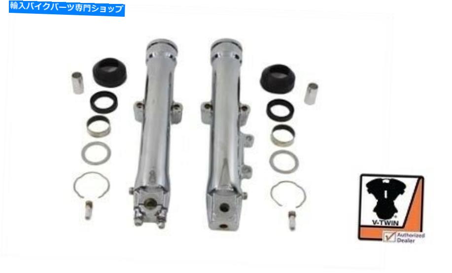 クロームパーツ 41mmフォークスライダーTC DYNAワイドグライドソフト化FXST FXDWG 2000-2006クロム 41MM FORK SLIDERS TC DYNA WIDE GLIDE SOFTAIL FXST FXDWG 2000-2006 CHROME